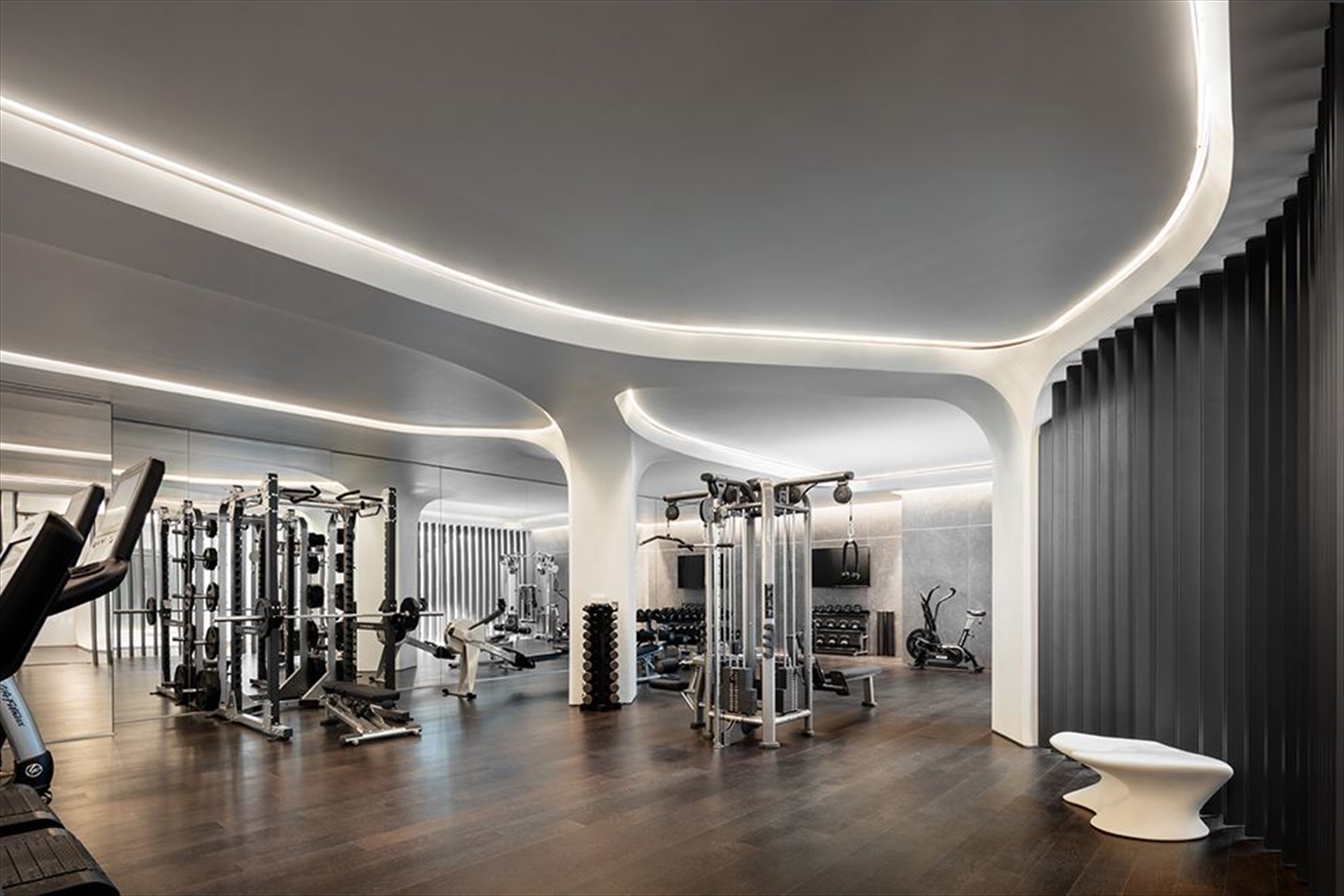 Zaha Hadid Penthouse, 520 West 28th Street, Chelsea, New York | The Fitness Center | Corcoran | Finest Residences