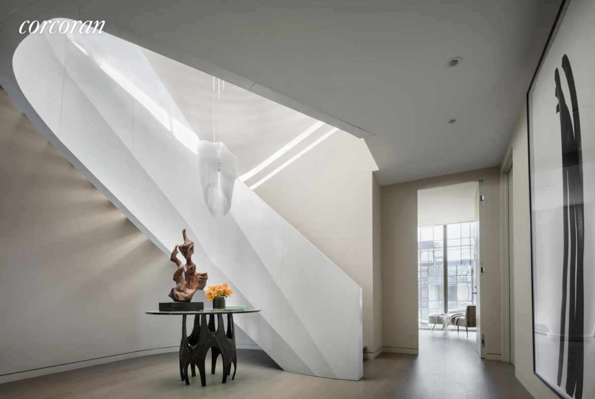 Zaha Hadid Penthouse, 520 West 28th Street, Chelsea, New York | A Stairs View | Corcoran | Finest Residences