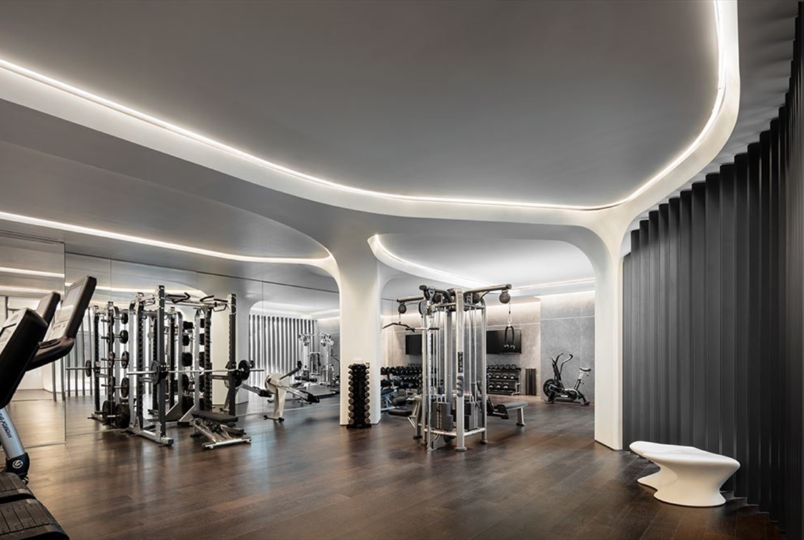Zaha Hadid Iconic Residence, 520 West 28th Street, Chelsea, New York | The Fitness Center | Corcoran | Finest Residences