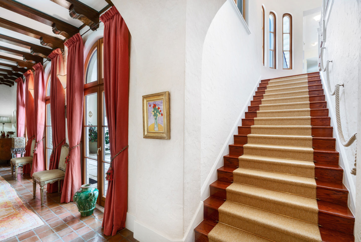 3725 Leafy Way, Coconut Grove, Miami, Florida, USA | Stairs | Listed by Dennis Carvajal, Real Estate Agent, ONE Sotheby's International Realty | Finest Residences