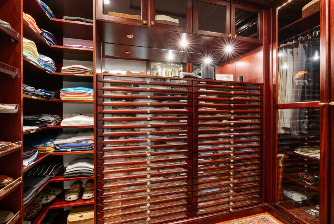 3725 Leafy Way, Coconut Grove, Miami, Florida, USA | A Walk-In Closet | Listed by Dennis Carvajal, Real Estate Agent, ONE Sotheby's International Realty | Finest Residences