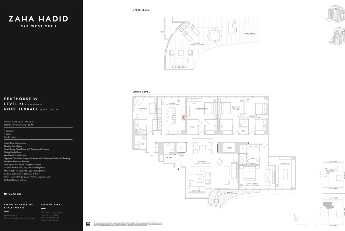 Zaha Hadid Iconic Residence, 520 West 28th Street, Chelsea, New York | Floor Plan | Corcoran | Finest Residences
