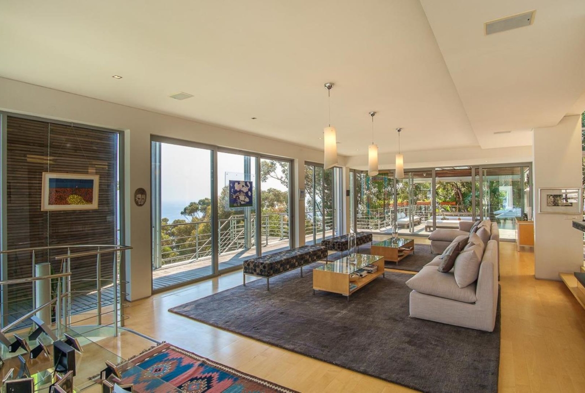 Sea side property in Cape Town, South Africa | Lounge | Jawitz Properties | Finest Residences