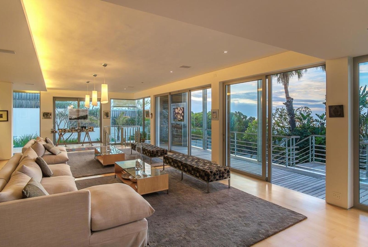 Sea side property in Cape Town, South Africa | Lounge | Jawitz Properties | Finest Residences