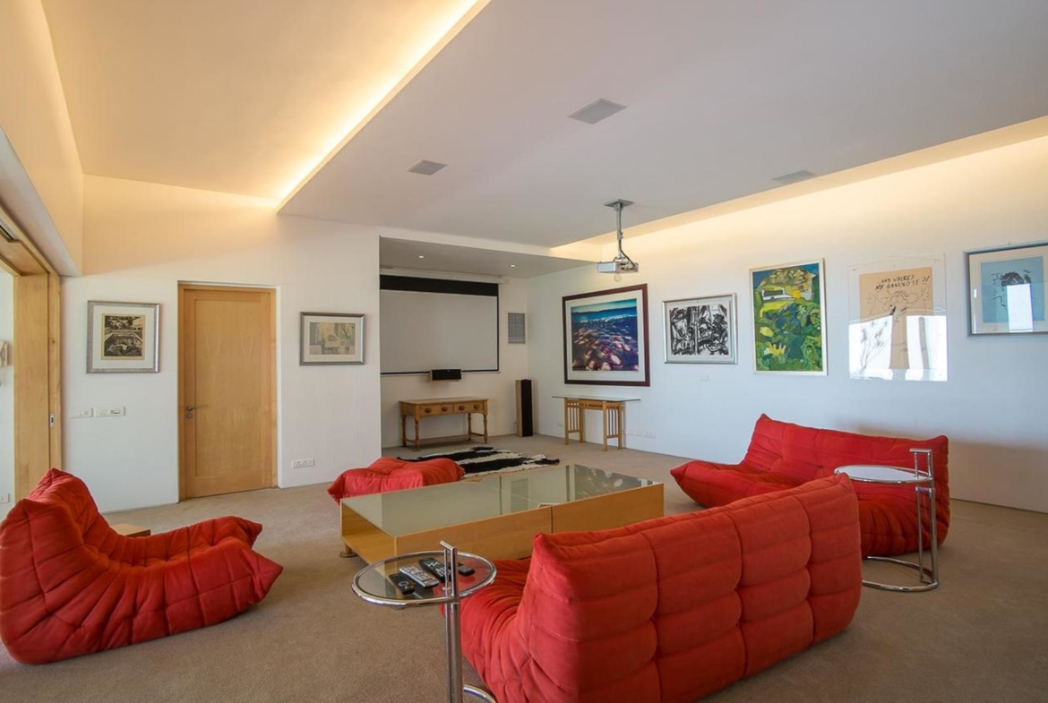 Sea side property in Cape Town, South Africa | Movie Entertainment Room | Jawitz Properties | Finest Residences