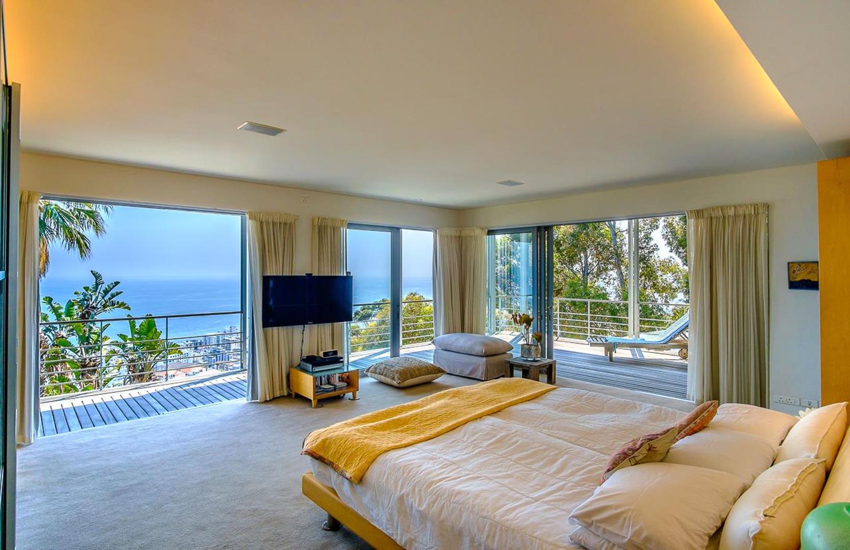 Sea side property in Cape Town, South Africa | Master Bedroom | Jawitz Properties | Finest Residences