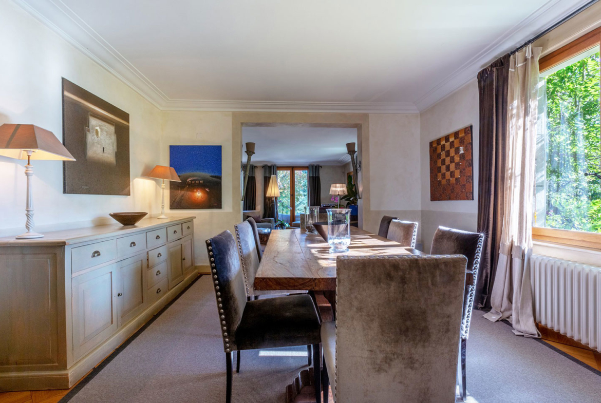 Splendid Property For Sale in Geneva Left Bank, Collonge-Bellerive | Dining Room | Presented by Finest International | Finest Residences