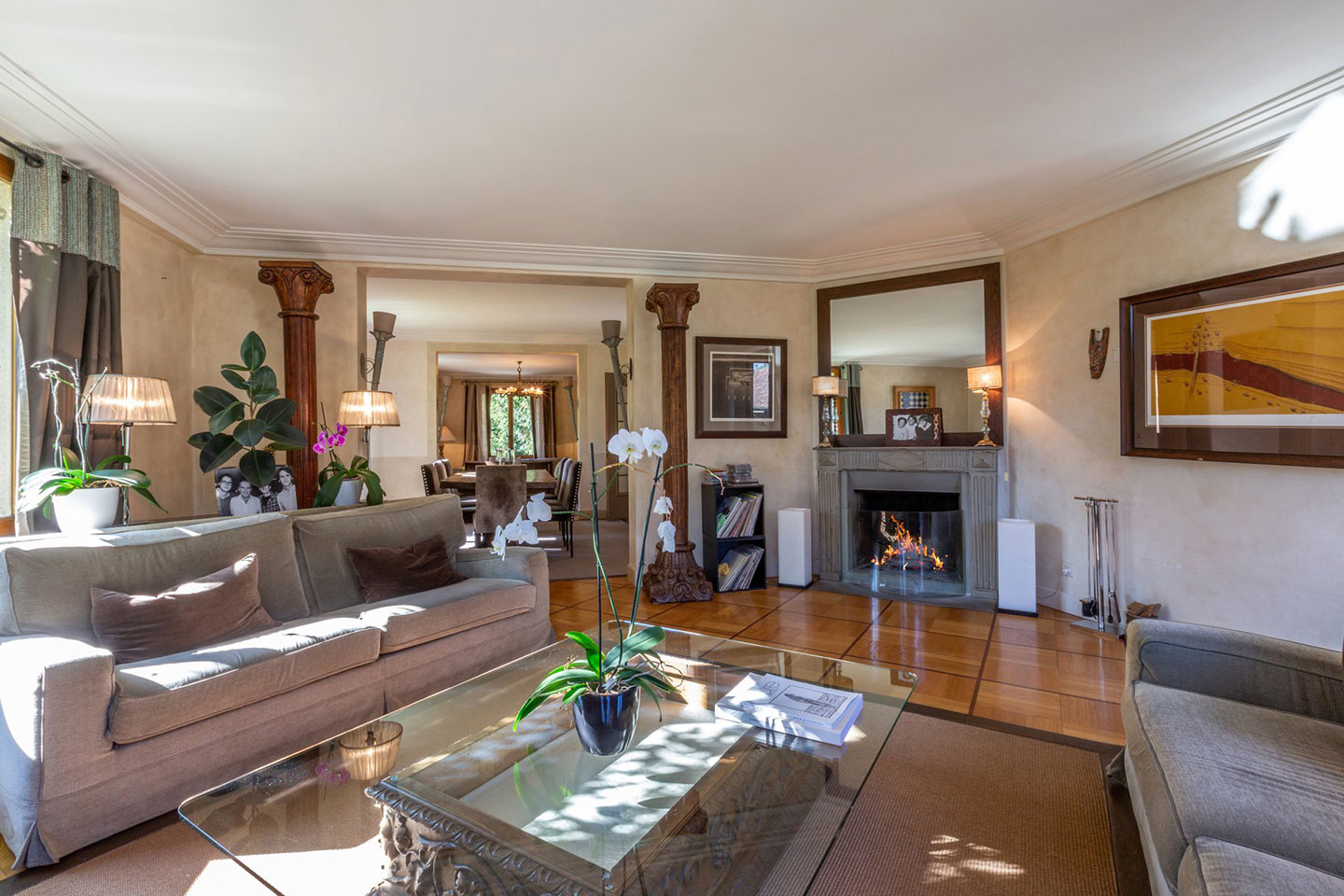 Splendid Property For Sale in Geneva Left Bank, Collonge-Bellerive | Living Room | Presented by Finest International | Finest Residences