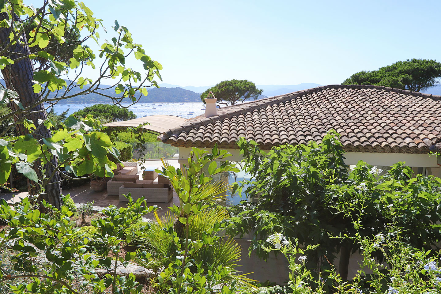Luxury Property in Les Parcs de Saint Tropez, Côte d'Azur, France • Outdoor View | Listed by Bernard Corcos, CEO of Finest International | FINEST RESIDENCES