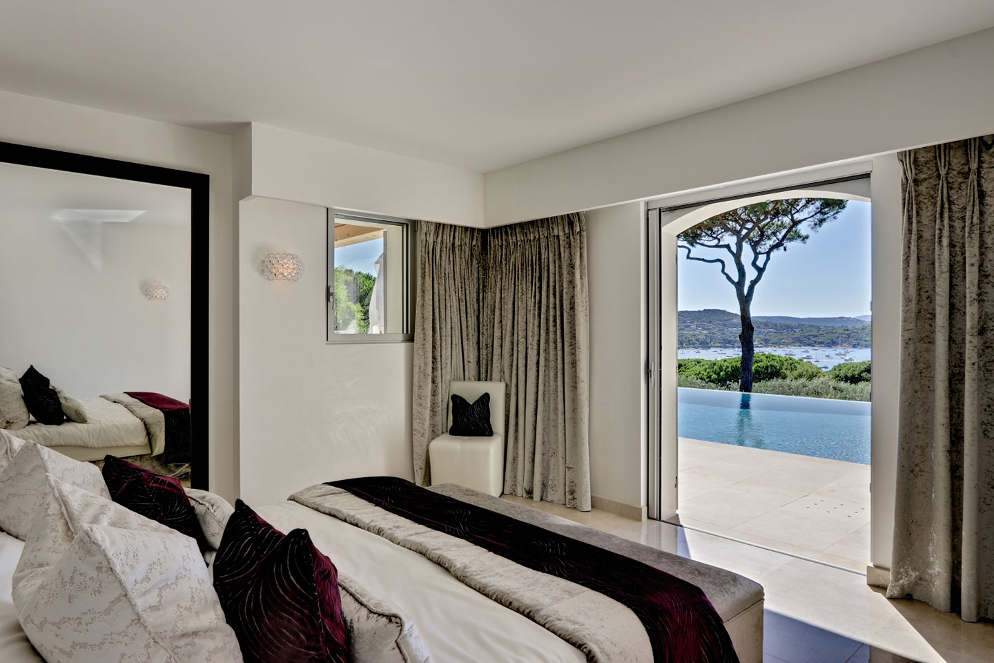 Luxury Property in Les Parcs de Saint Tropez, Côte d'Azur, France • An En-Suite Bedroom | Listed by Bernard Corcos, CEO of Finest International | FINEST RESIDENCES