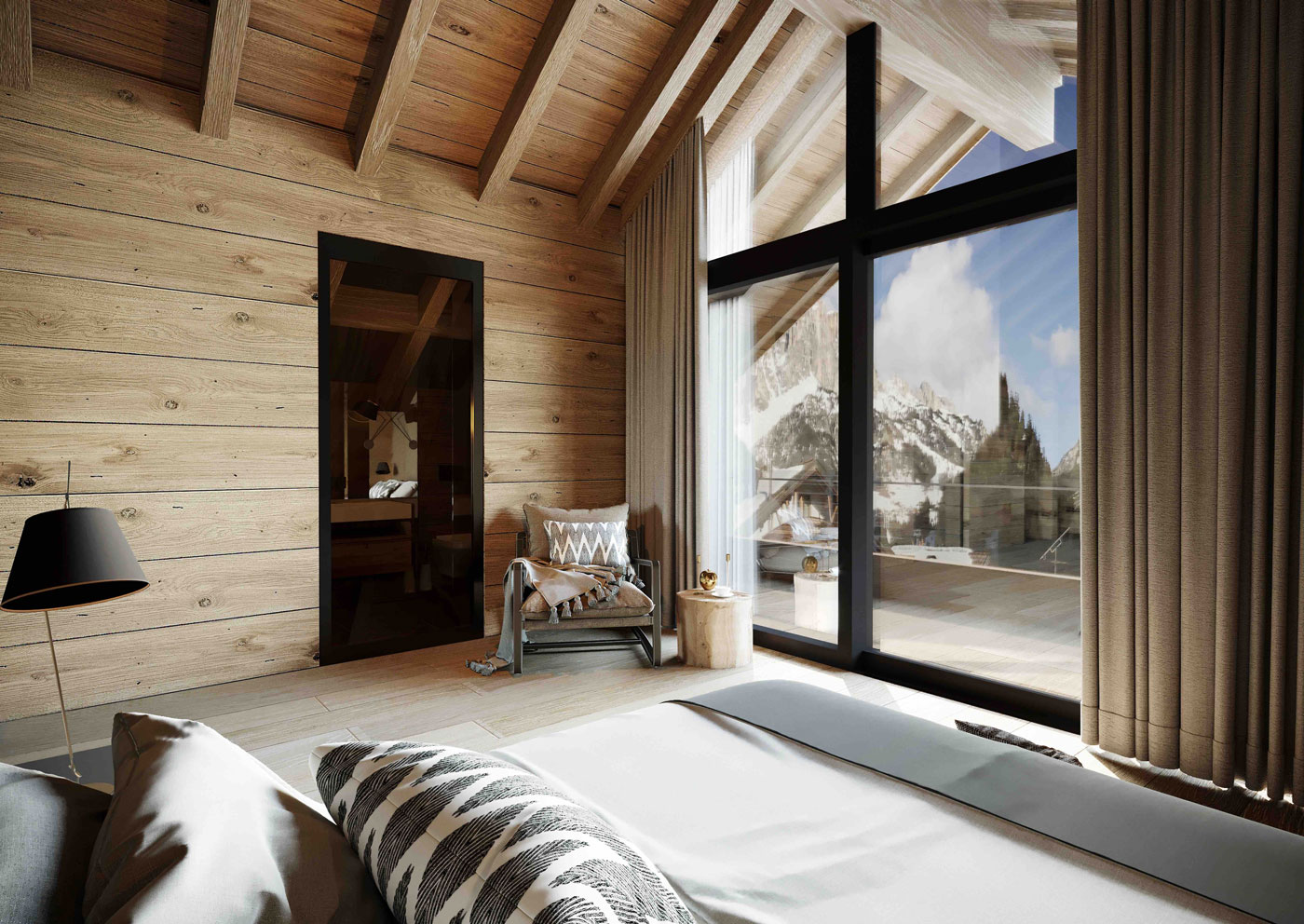 Chalet Valbuna, Luxury Chalet Penthouse in Corvara in Badia, in the Dolomites • South Tyrol, Italy | Tirelli & Partners • Finest Residences