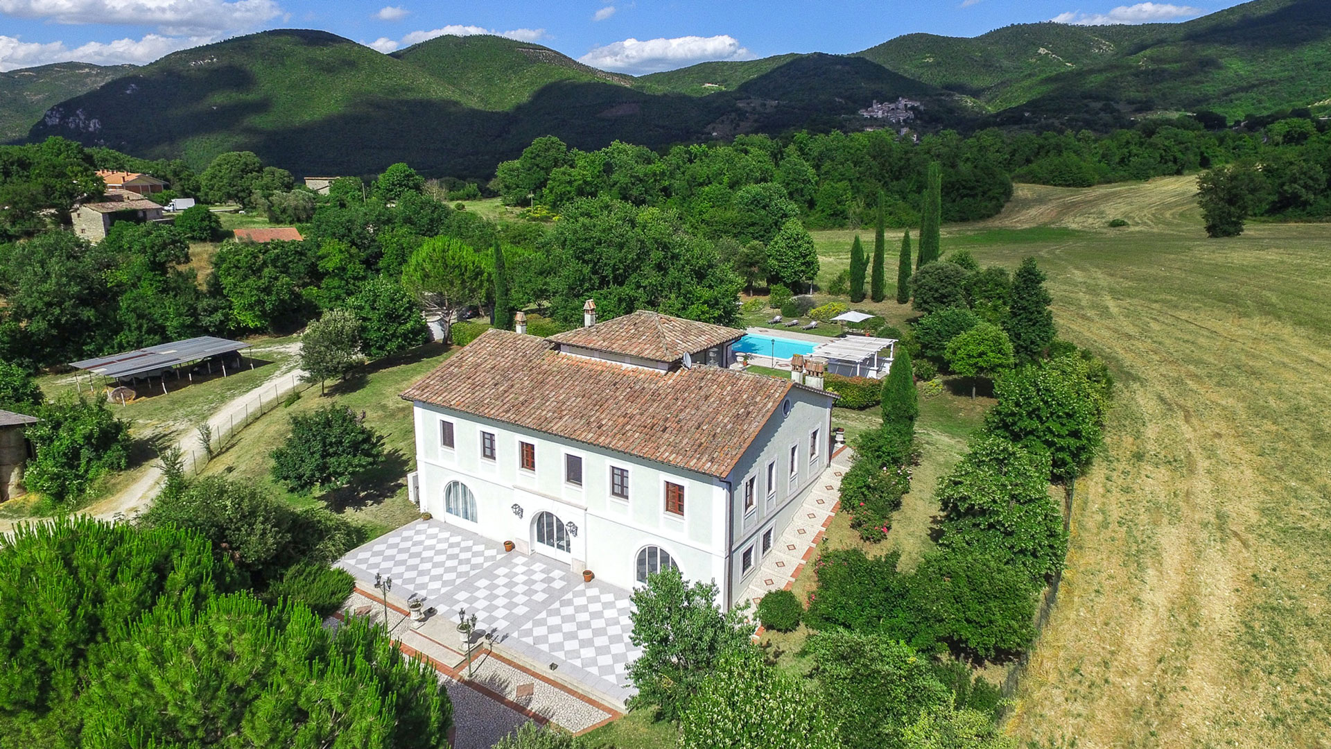 Heraldic Crest, Splendid Historic Villa in Acquasparta, Umbria, Italy | Luxury Vacation Rental in Umbria, Italy | Finest Residences