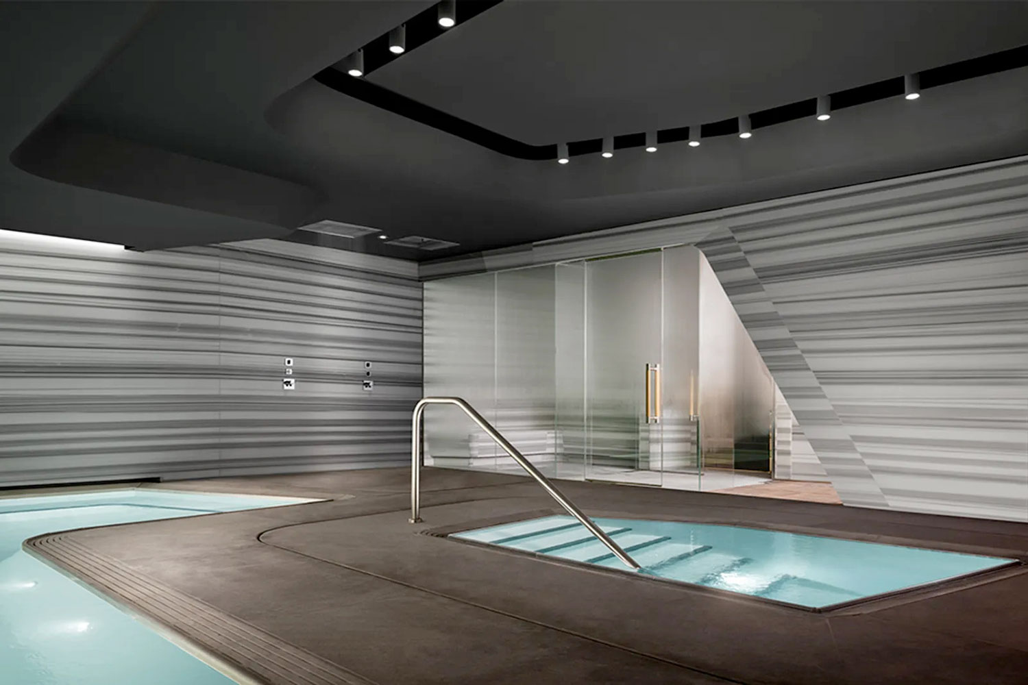 Zaha Hadid Iconic Residence, 520 West 28th Street, Chelsea, New York • Swimming Pool | Corcoran • Finest Residences