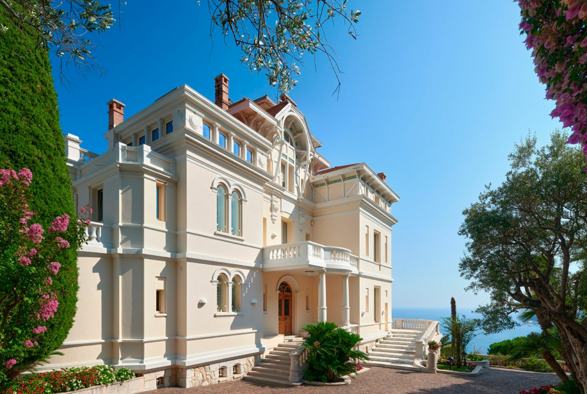 Villa L'Aiglon, Exceptional Belle Epoque Villa near Monaco • Côte d'Azur Sotheby's International Realty • Buyer to be represented by Bernard Corcos, President of Finest International | Finest Residences